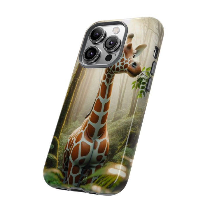 Giraffe Tough Phone Case - Cute Animal Design for Nature Lovers