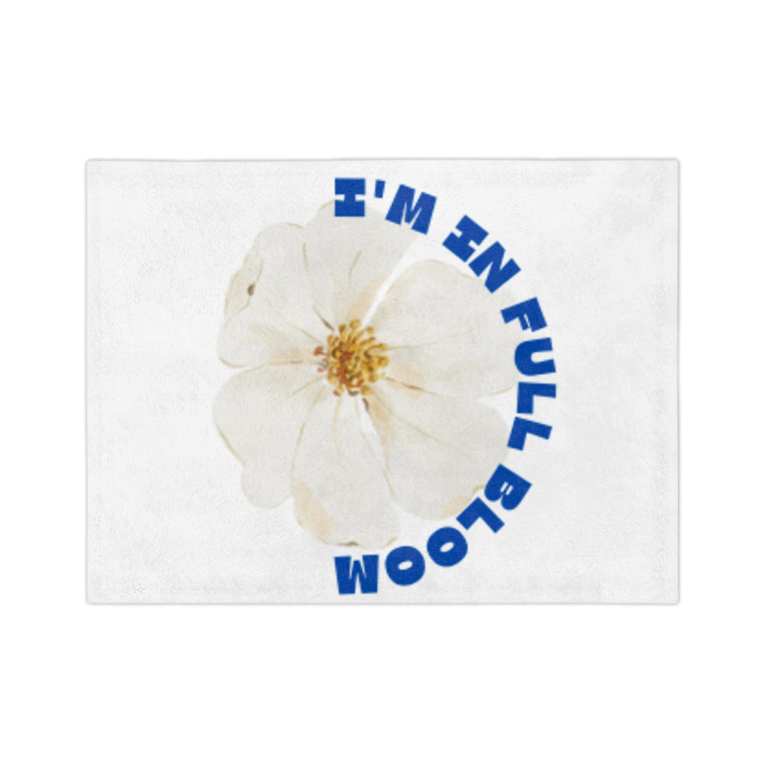 Floral Microfiber Blanket - I'm in Full Bloom
