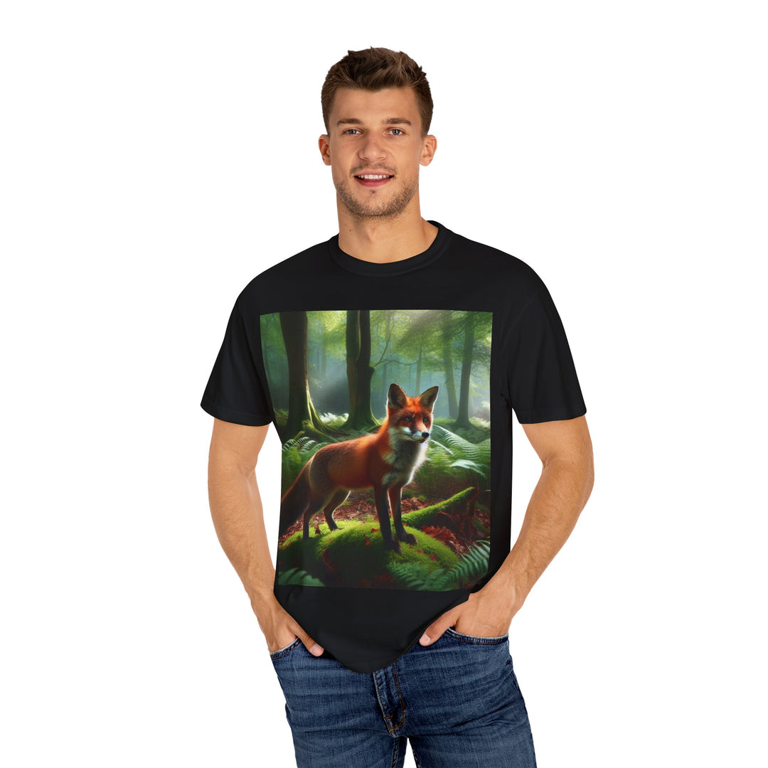 Forest Fox Unisex Garment-Dyed T-Shirt