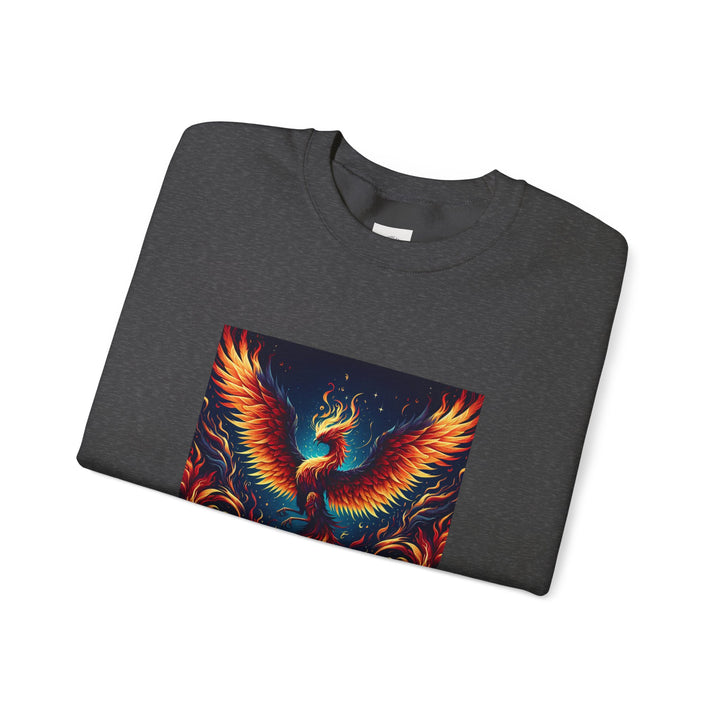 Fiery Phoenix Sweatshirt - Cozy Unisex Crewneck, Gift for Art Lovers