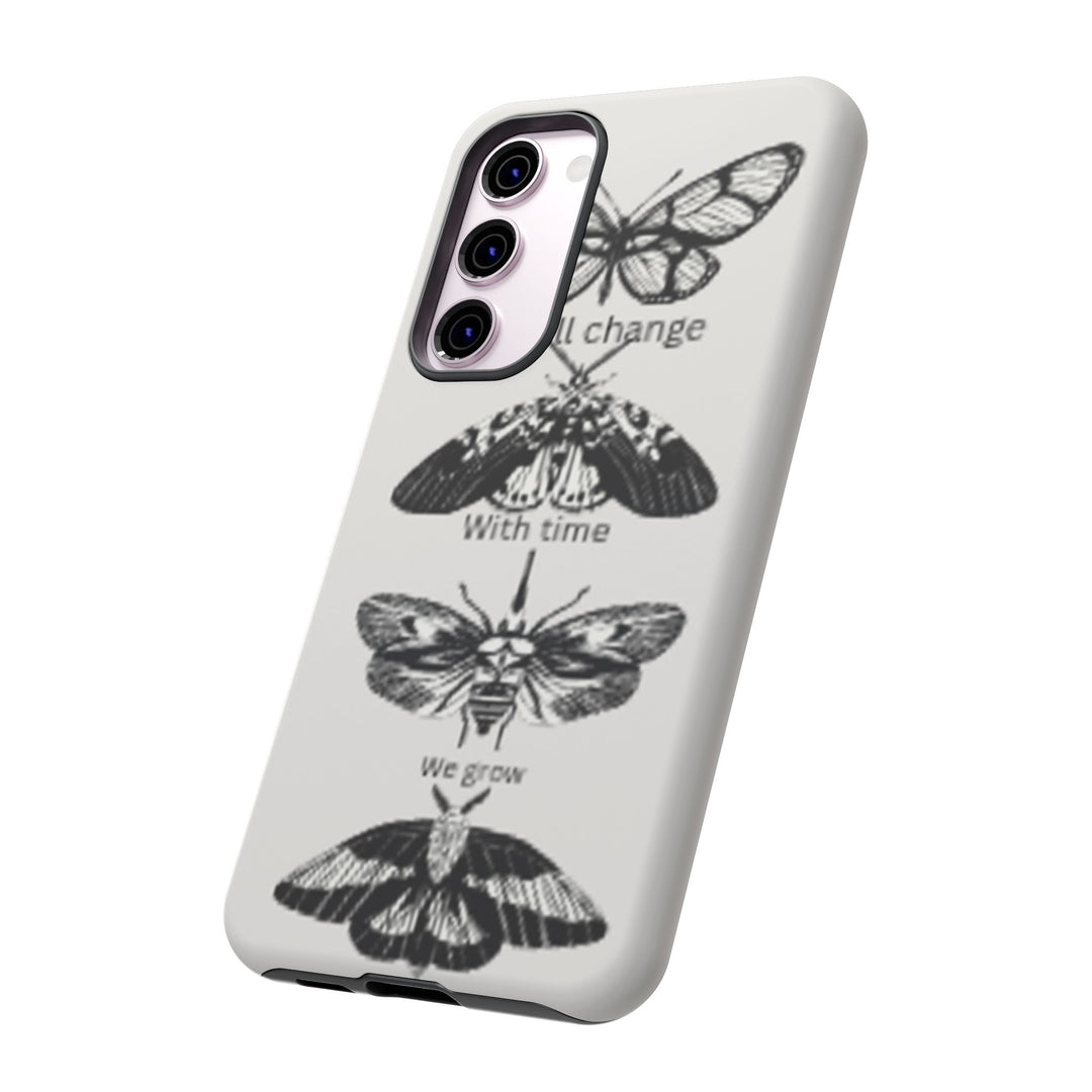 Inspirational Phone Case - We All Change With Time - Tough Cases for Nature Lovers