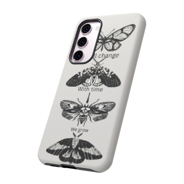 Inspirational Phone Case - We All Change With Time - Tough Cases for Nature Lovers