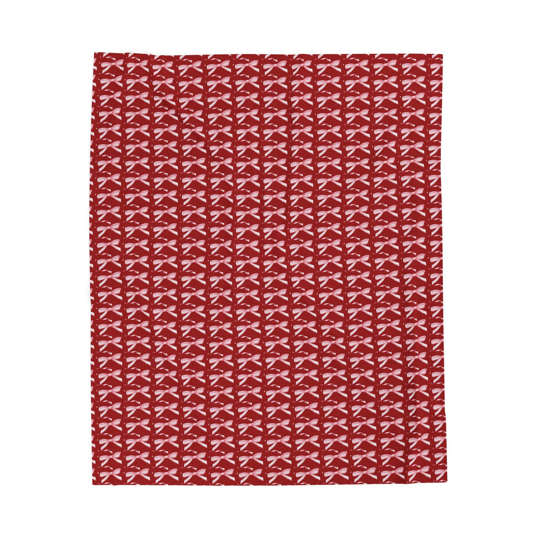 Cozy Velveteen Plush Blanket - Luxurious Warmth for Home & Holidays