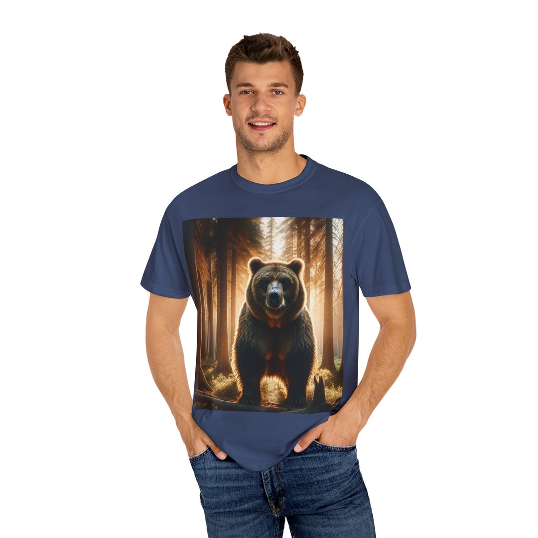 Nature-Inspired Bear Graphic Unisex T-Shirt