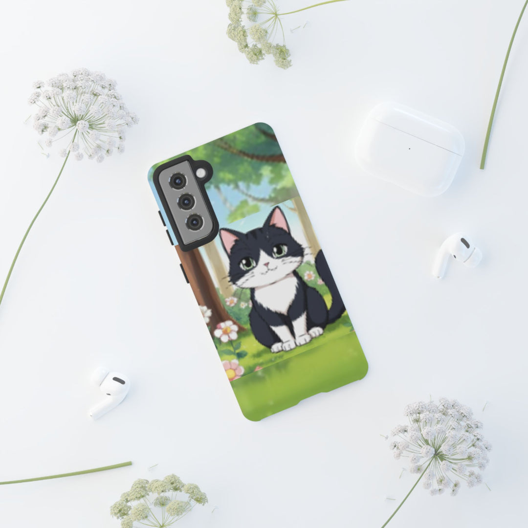 Cute Ai Cat Phone Case - Tough Cases for Animal Lovers