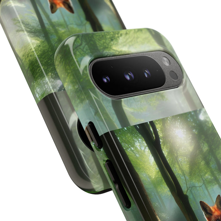 Nature-Inspired Tough Case with Fox Design