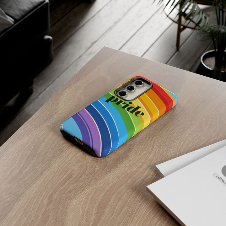 Pride Phone Case - Rainbow Gradient, LGBTQ+ Accessory, Colorful Phone Cover, Unique Gift for Pride Month, Phone Protection