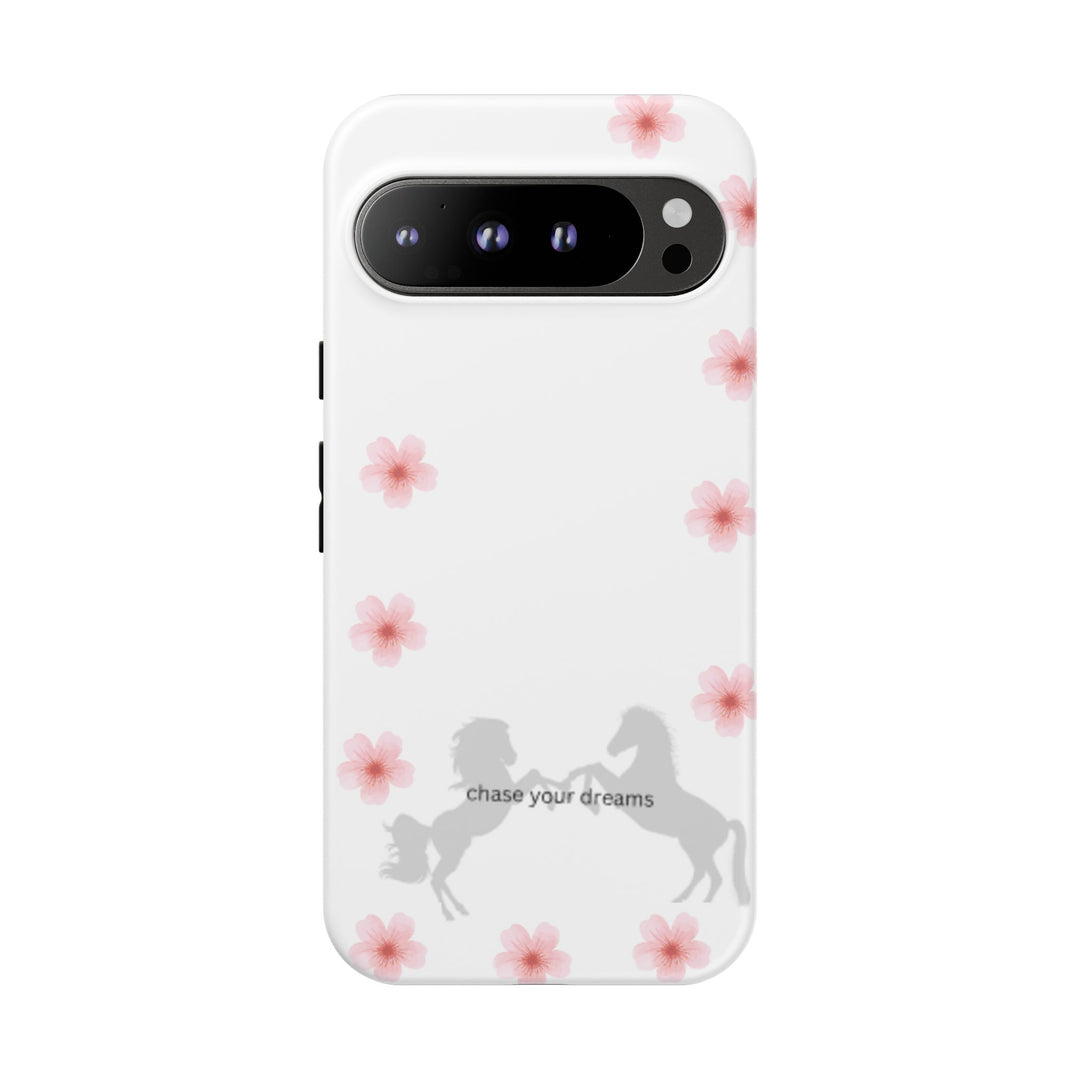 Chase Your Dreams Floral Phone Case