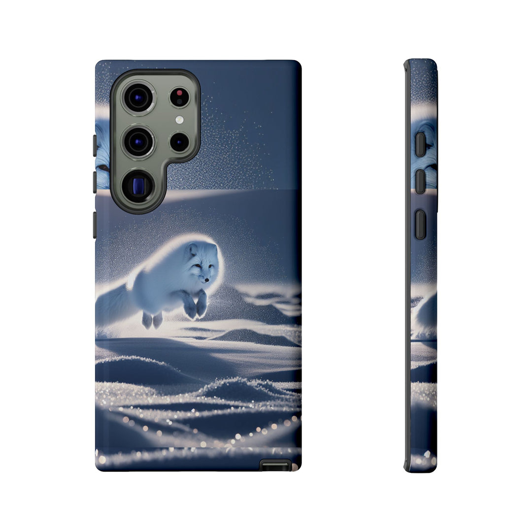 Cute Arctic Fox Phone Case – Tough Protective Cover for Animal Lovers