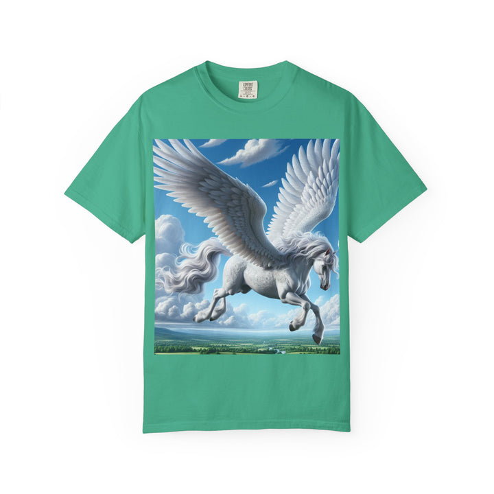 Mythical Pegasus Unisex Garment-Dyed T-shirt | Dreamy Fantasy Art Tee