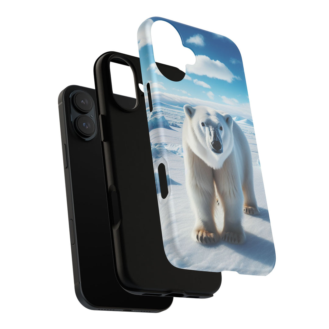 Polar Bear Tough Phone Case - Durable Protector with Arctic Design