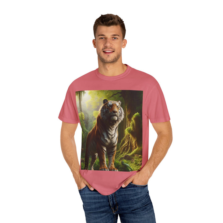 Majestic Tiger Unisex Garment-Dyed T-Shirt