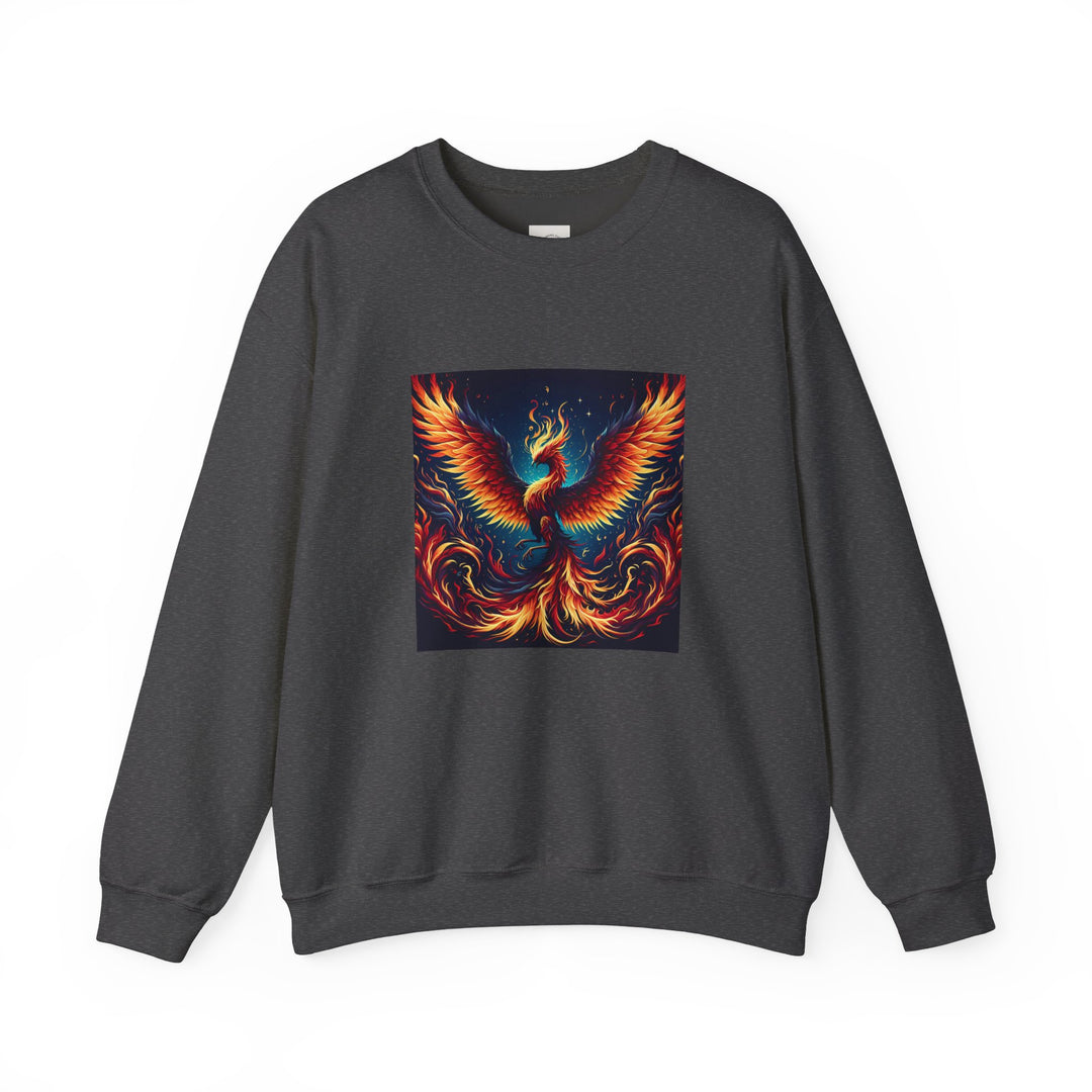 Fiery Phoenix Sweatshirt - Cozy Unisex Crewneck, Gift for Art Lovers