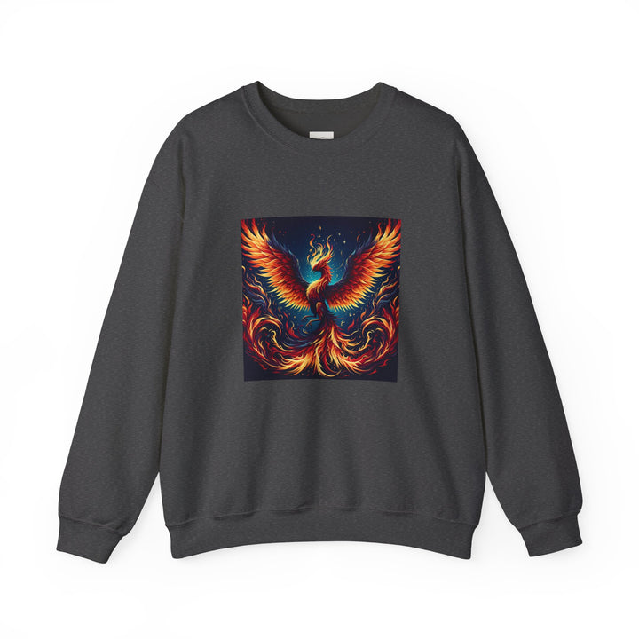 Fiery Phoenix Sweatshirt - Cozy Unisex Crewneck, Gift for Art Lovers