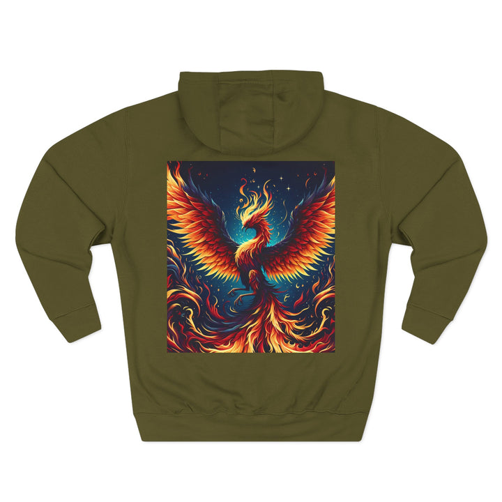 Three-Panel Fleece Hoodie
