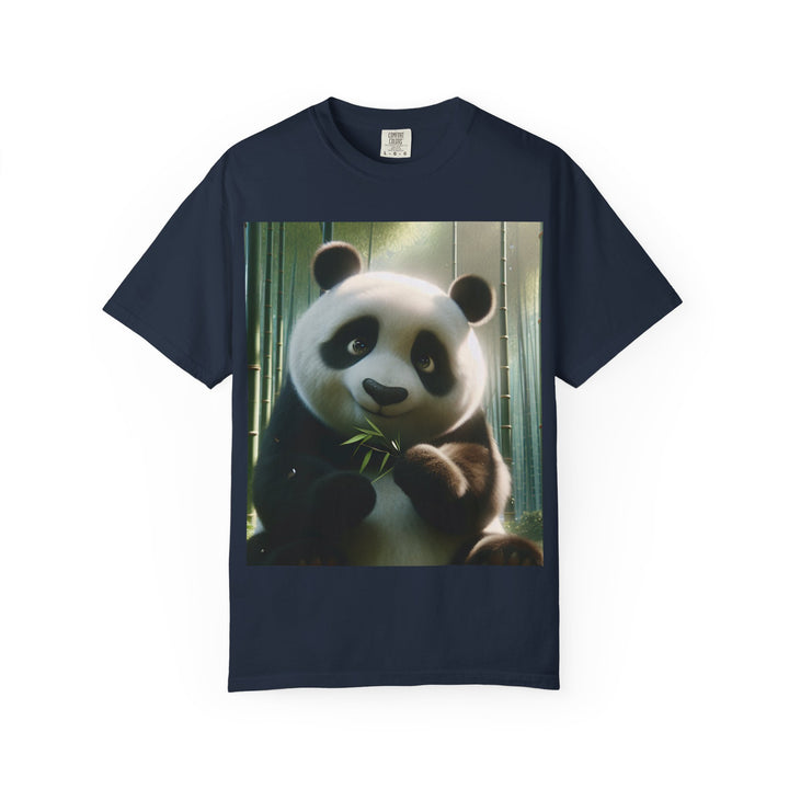 Cute Panda Unisex Garment-Dyed T-Shirt | Casual Animal Lover Tee