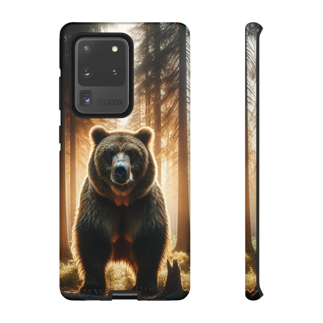 Wildlife Phone Case - Tough Cases with Bear Design, Nature Lover Gift, Animal-Themed Accessories, Eco-Friendly Tech Protection