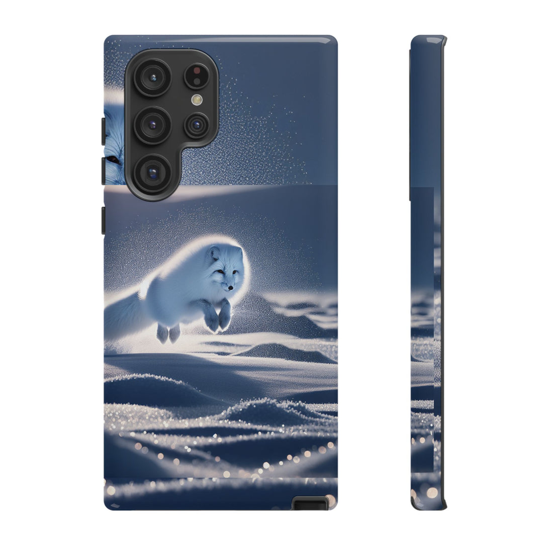 Cute Arctic Fox Phone Case – Tough Protective Cover for Animal Lovers