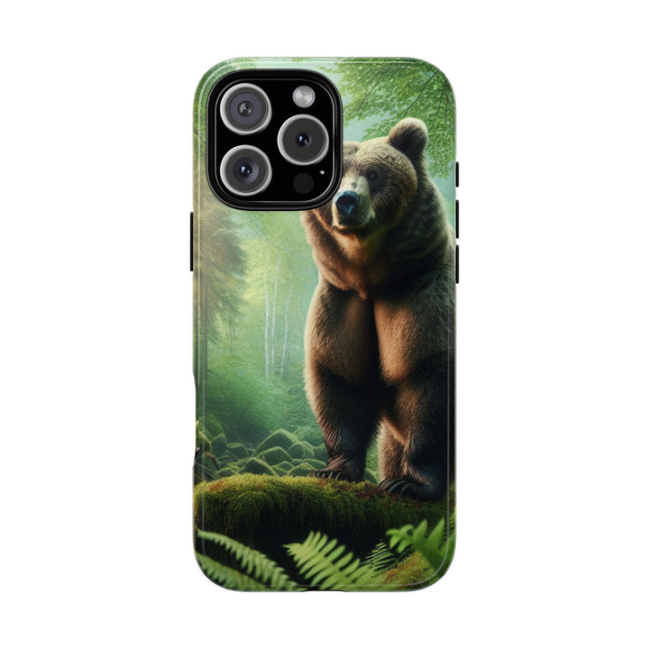 Wildlife Phone Case - Tough Bear Design for Nature Lovers