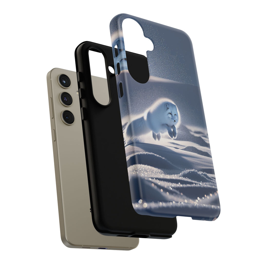 Cute Arctic Fox Phone Case – Tough Protective Cover for Animal Lovers