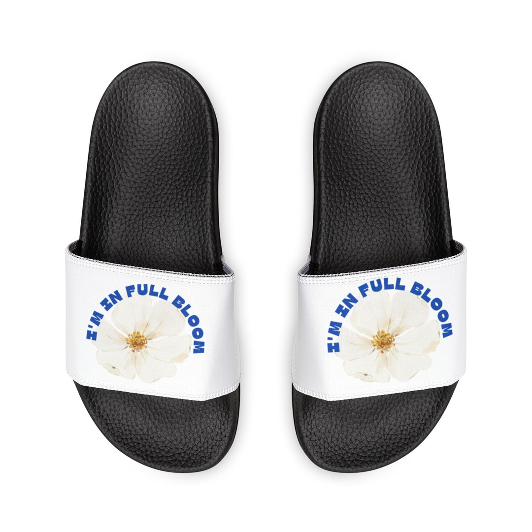 Floral Women's Slide Sandals - "In Full Bloom"