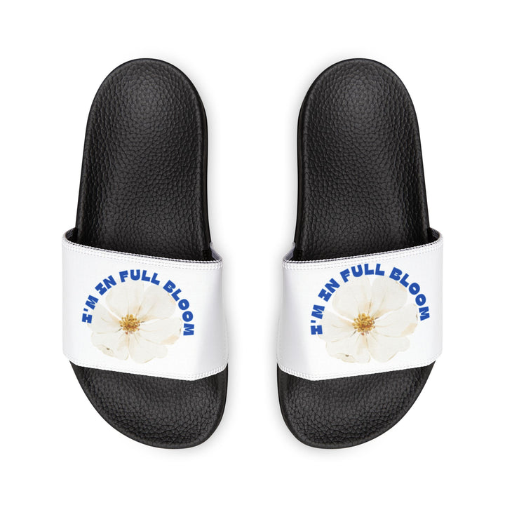 Floral Women's Slide Sandals - "In Full Bloom"