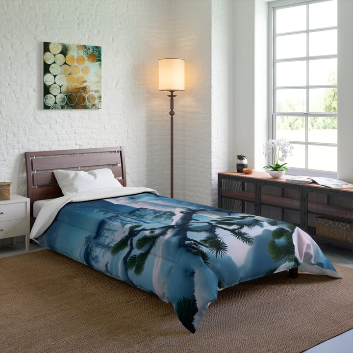 white owl Comforter