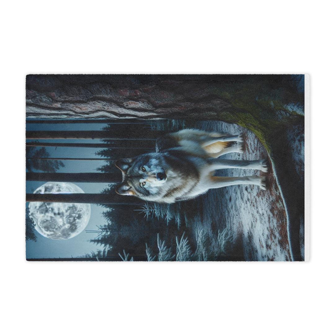 Wolf Forest Minky Blanket | Cozy Throw Blanket, Home Decor, Gift for Animal Lovers, Winter Warmth, Nature Blanket