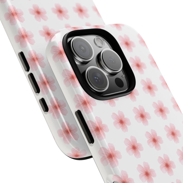 Cherry Blossom Tough Phone Case - Floral Design for Spring & Summer