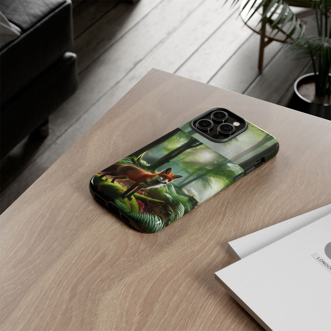 Nature-Inspired Tough Case with Fox Design