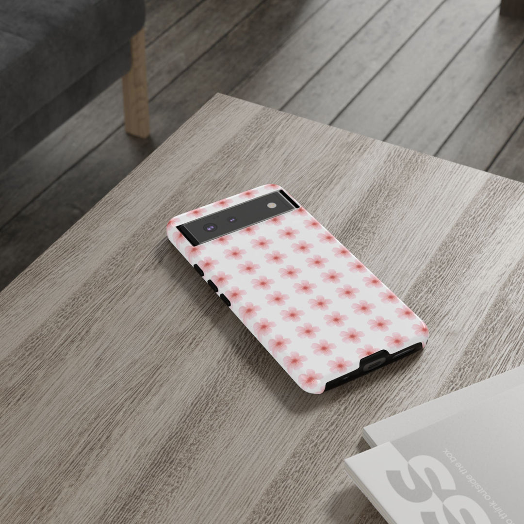 Cherry Blossom Tough Phone Case - Floral Design for Spring & Summer