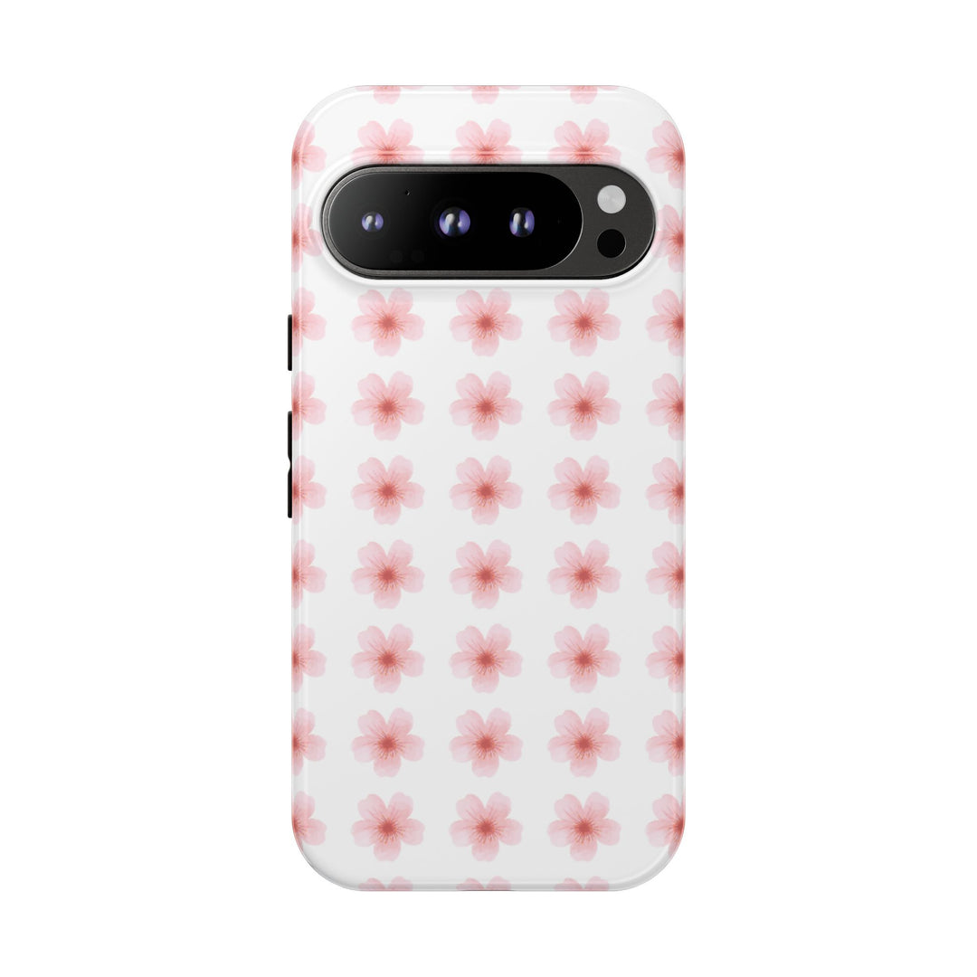 Cherry Blossom Tough Phone Case - Floral Design for Spring & Summer