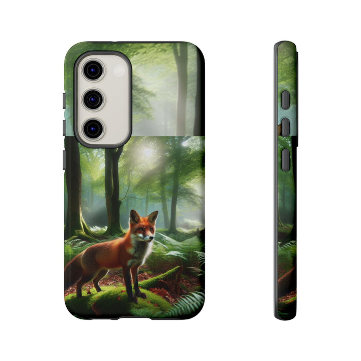 Nature-Inspired Tough Case with Fox Design