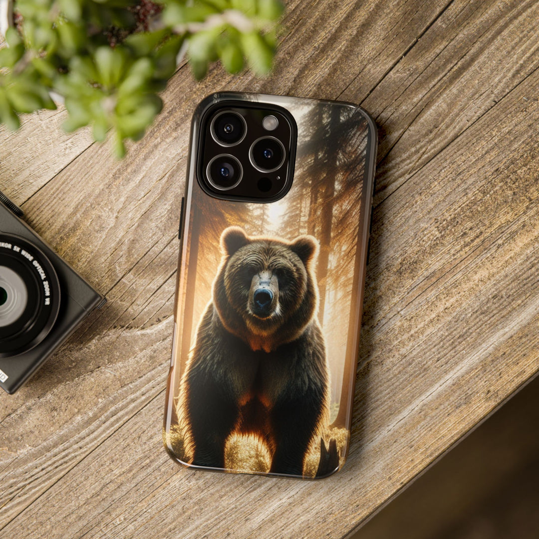 Wildlife Phone Case - Tough Cases with Bear Design, Nature Lover Gift, Animal-Themed Accessories, Eco-Friendly Tech Protection