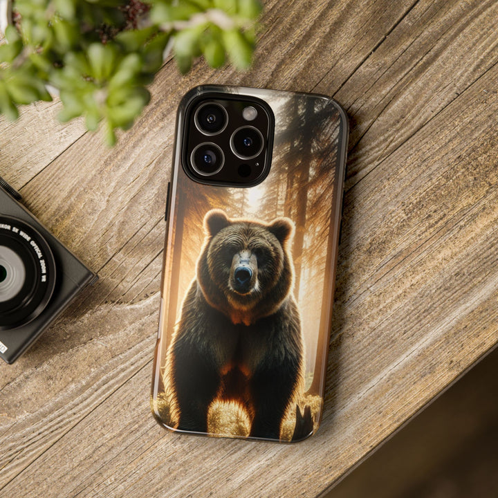 Wildlife Phone Case - Tough Cases with Bear Design, Nature Lover Gift, Animal-Themed Accessories, Eco-Friendly Tech Protection