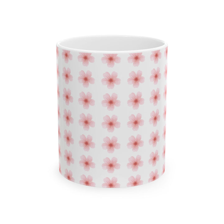 Blossom Print Ceramic Mug | Floral Coffee Cup | 11oz & 15oz