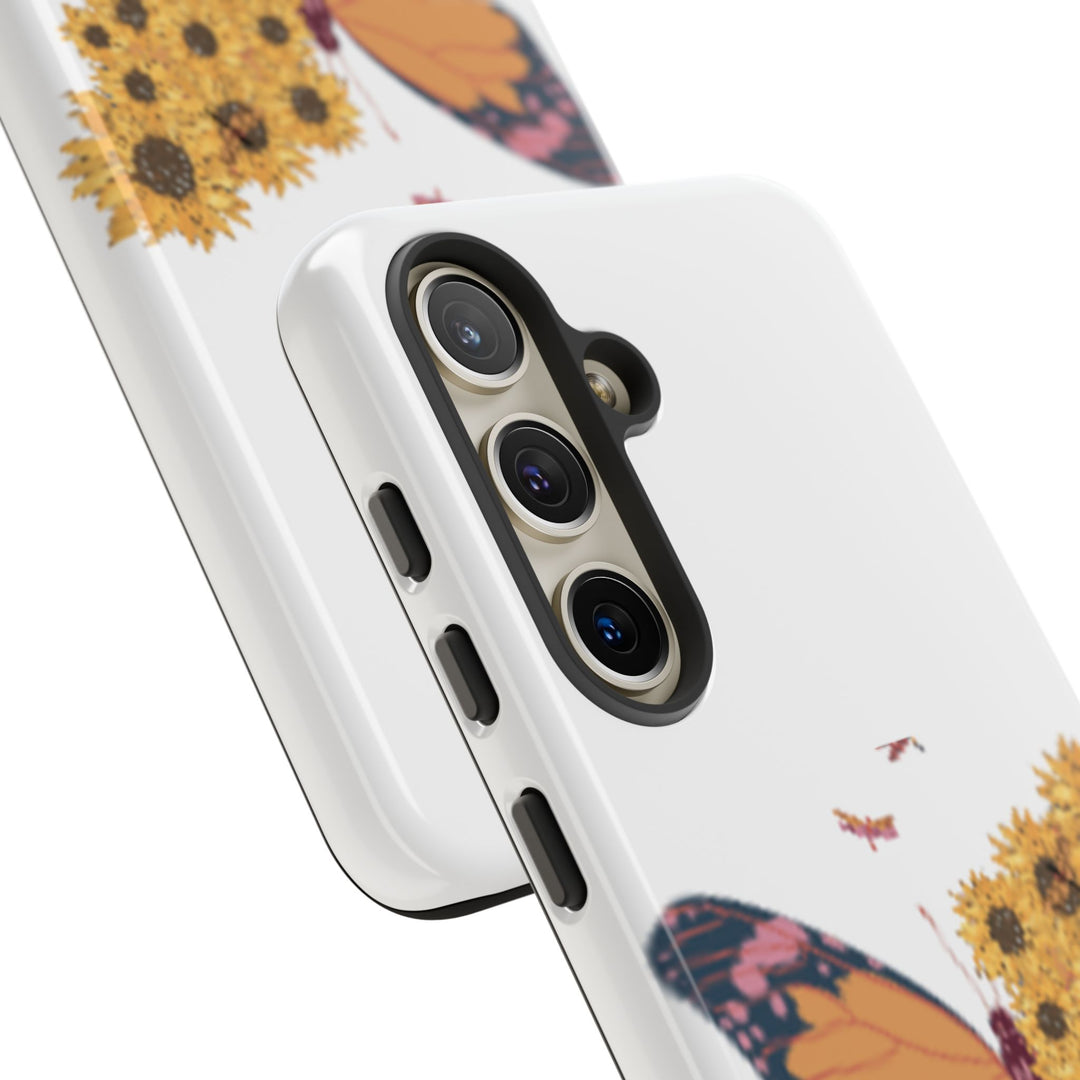 Butterfly & Sunflower Phone Case - "Secrets of Life" Design