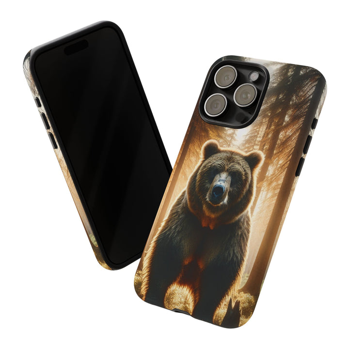 Wildlife Phone Case - Tough Cases with Bear Design, Nature Lover Gift, Animal-Themed Accessories, Eco-Friendly Tech Protection