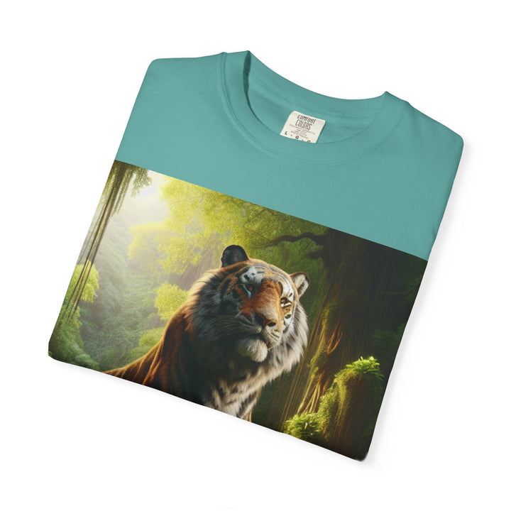 Majestic Tiger Unisex Garment-Dyed T-Shirt