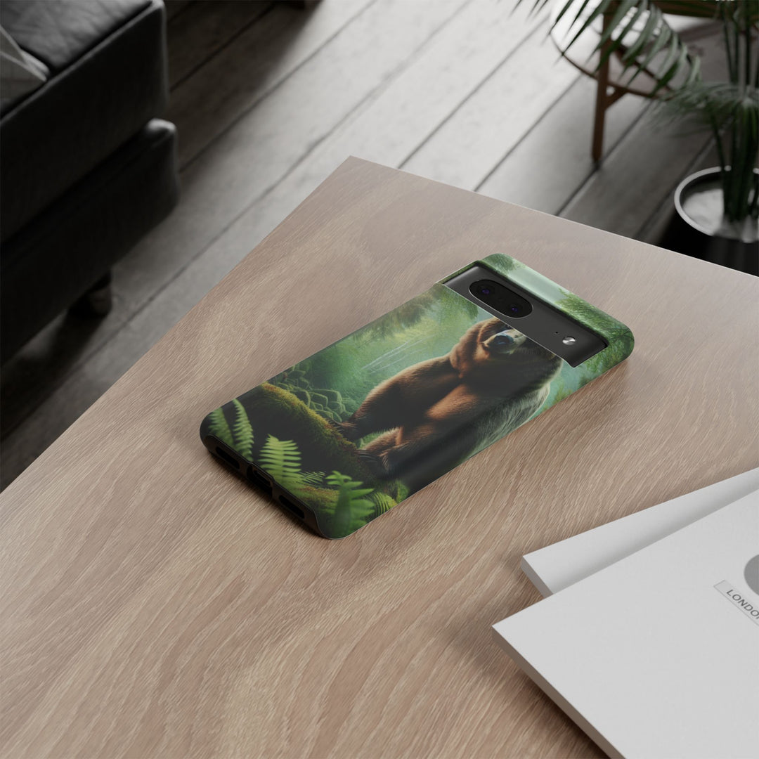Wildlife Phone Case - Tough Bear Design for Nature Lovers