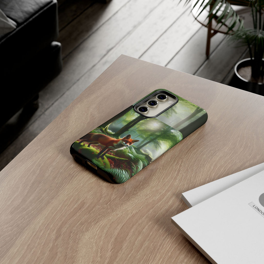 Nature-Inspired Tough Case with Fox Design