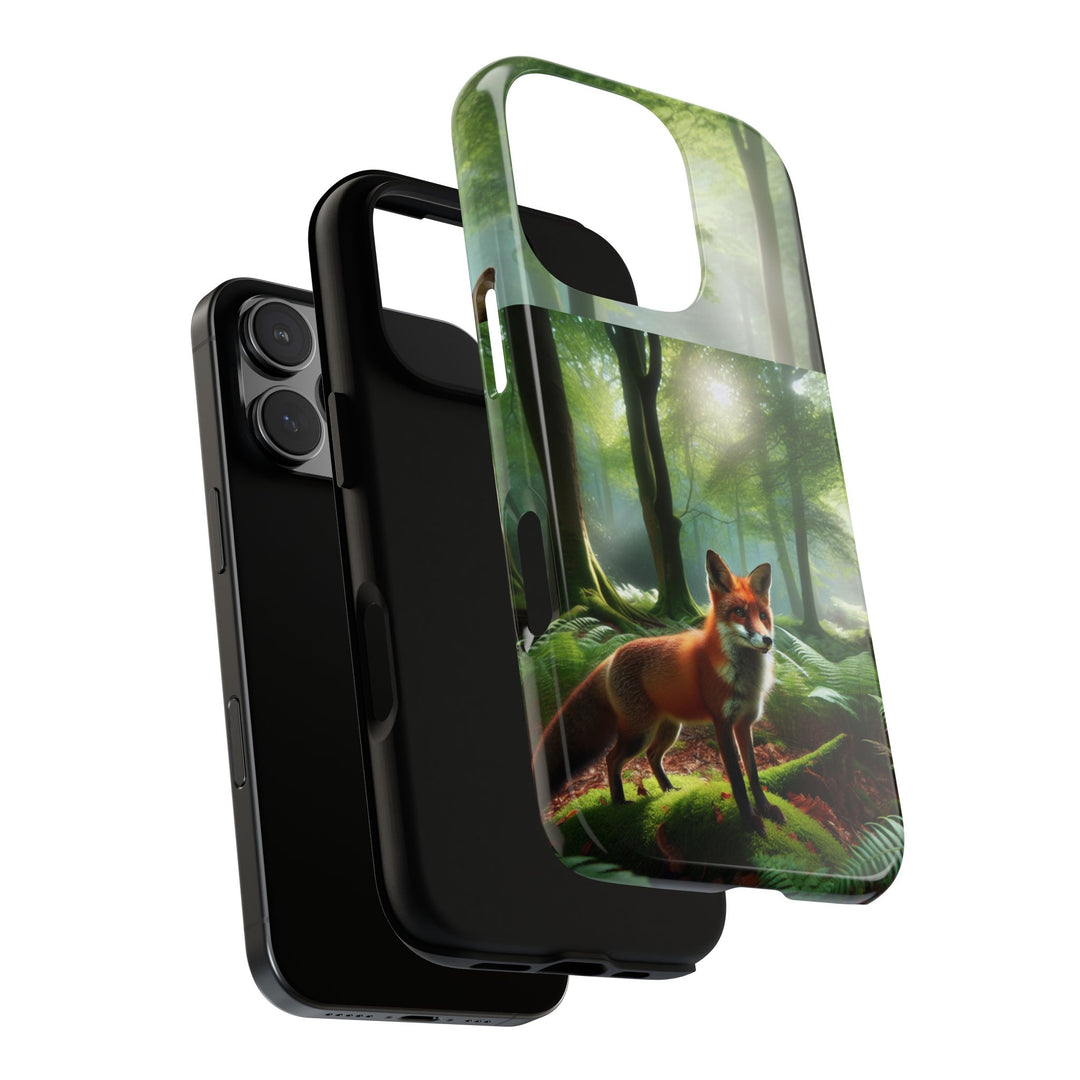 Nature-Inspired Tough Case with Fox Design