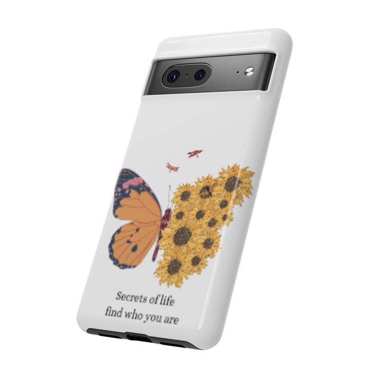 Butterfly & Sunflower Phone Case - "Secrets of Life" Design