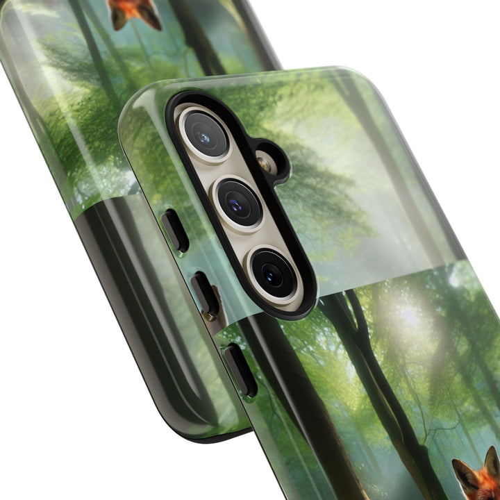 Nature-Inspired Tough Case with Fox Design