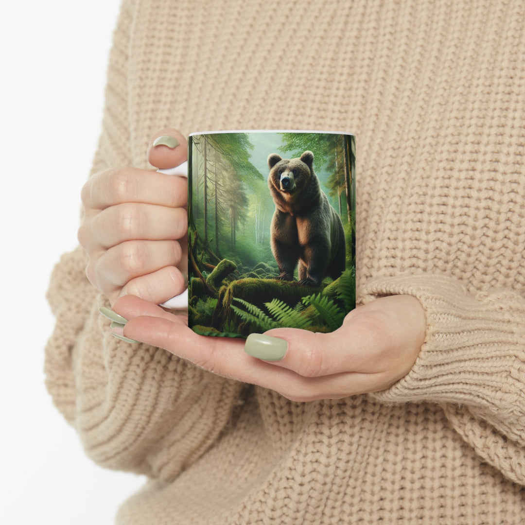 Bear Forest Ceramic Mug - Nature Lover's Drinkware