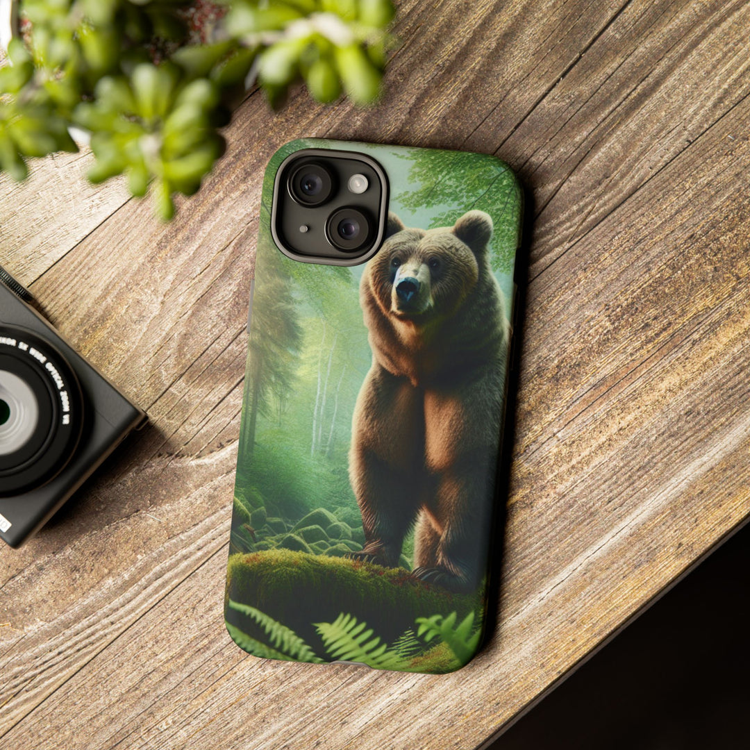 Wildlife Phone Case - Tough Bear Design for Nature Lovers