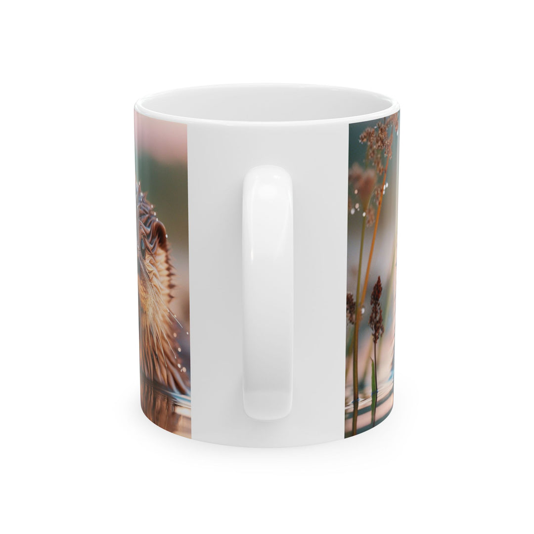 Adorable Otter Ceramic Mug – Perfect Gift for Animal Lovers