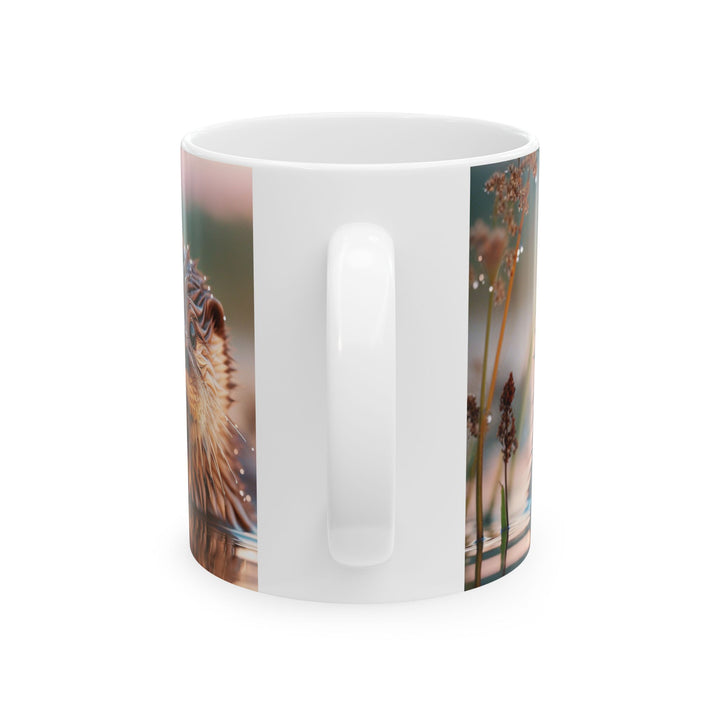 Adorable Otter Ceramic Mug – Perfect Gift for Animal Lovers
