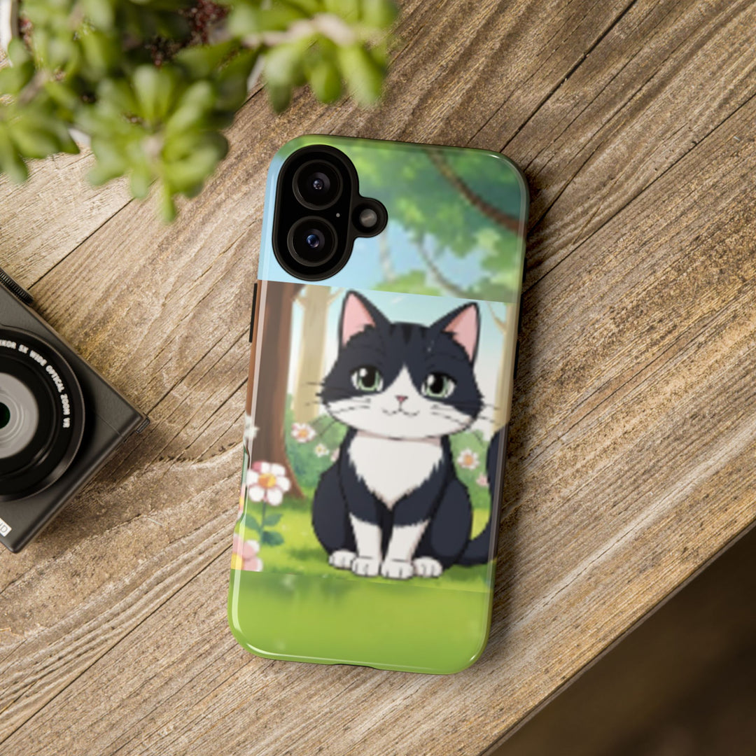 Cute Ai Cat Phone Case - Tough Cases for Animal Lovers