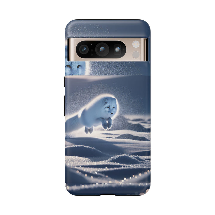 Cute Arctic Fox Phone Case – Tough Protective Cover for Animal Lovers